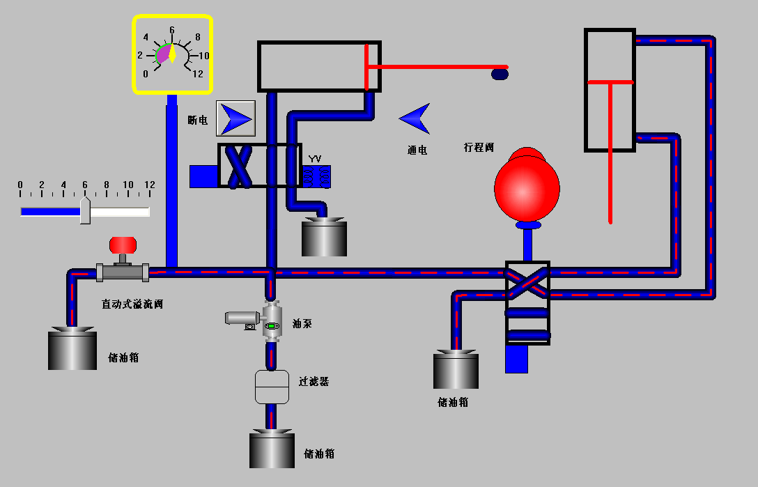液壓挖掘機(jī)控制教學(xué)實驗臺